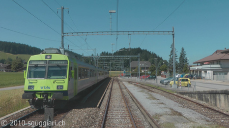 Vista dalla cabina - BLS RBDe 565